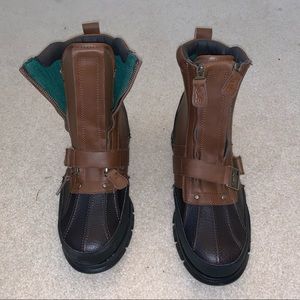 Vintage Polo Conquest ll Double Zipper Boots